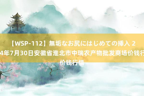 【WSP-112】無垢なお尻にはじめての挿入 2024年7月30日安徽省淮北市中瑞农产物批发商场价钱行情