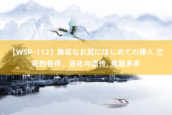 【WSP-112】無垢なお尻にはじめての挿入 兰花的各样、进化与遗传， 难题多多