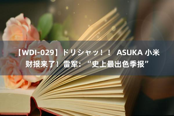 【WDI-029】ドリシャッ！！ ASUKA 小米财报来了！雷军：“史上最出色季报”