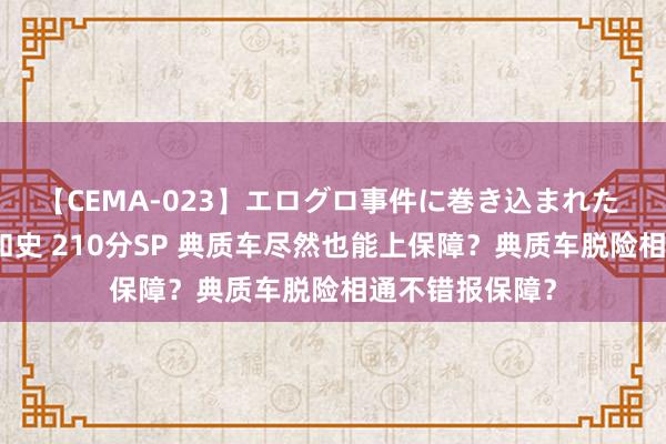 【CEMA-023】エログロ事件に巻き込まれた 人妻たちの昭和史 210分SP 典质车尽然也能上保障？典质车脱险相通不错报保障？