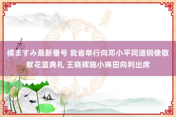 橘ますみ最新番号 我省举行向邓小平同道铜像敬献花篮典礼 王晓晖施小琳田向利出席